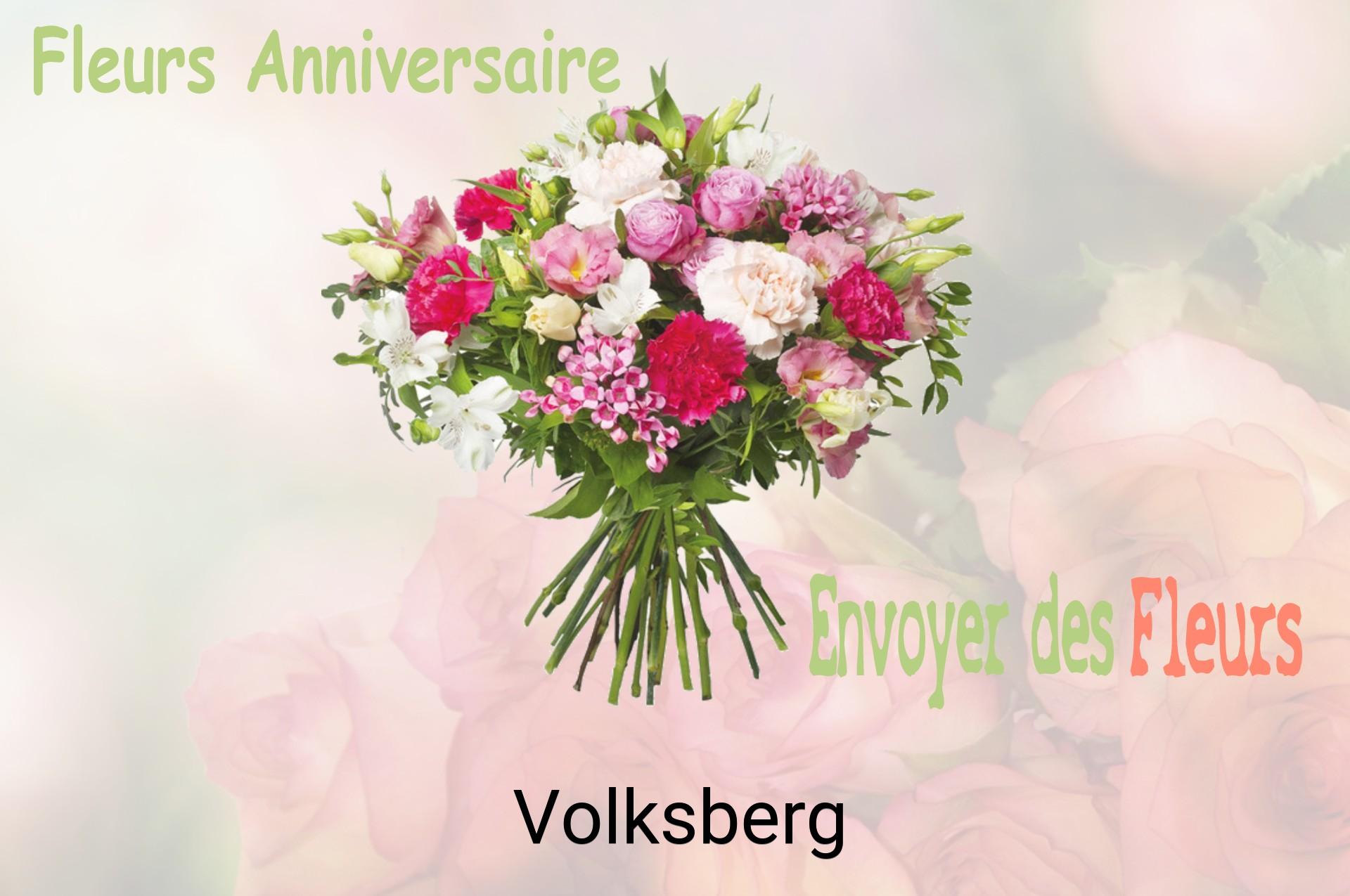 Bouquet de fleurs d’anniversaire livré à Volksberg